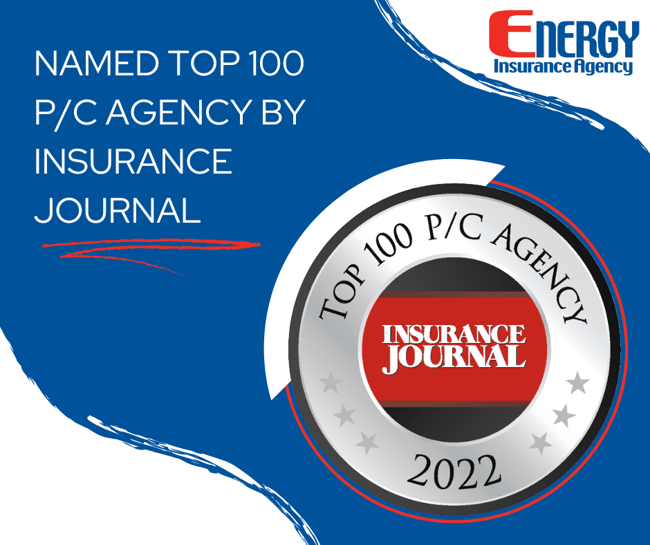 Energy Insurance Named A Top 100 Property/Casualty Agency by The